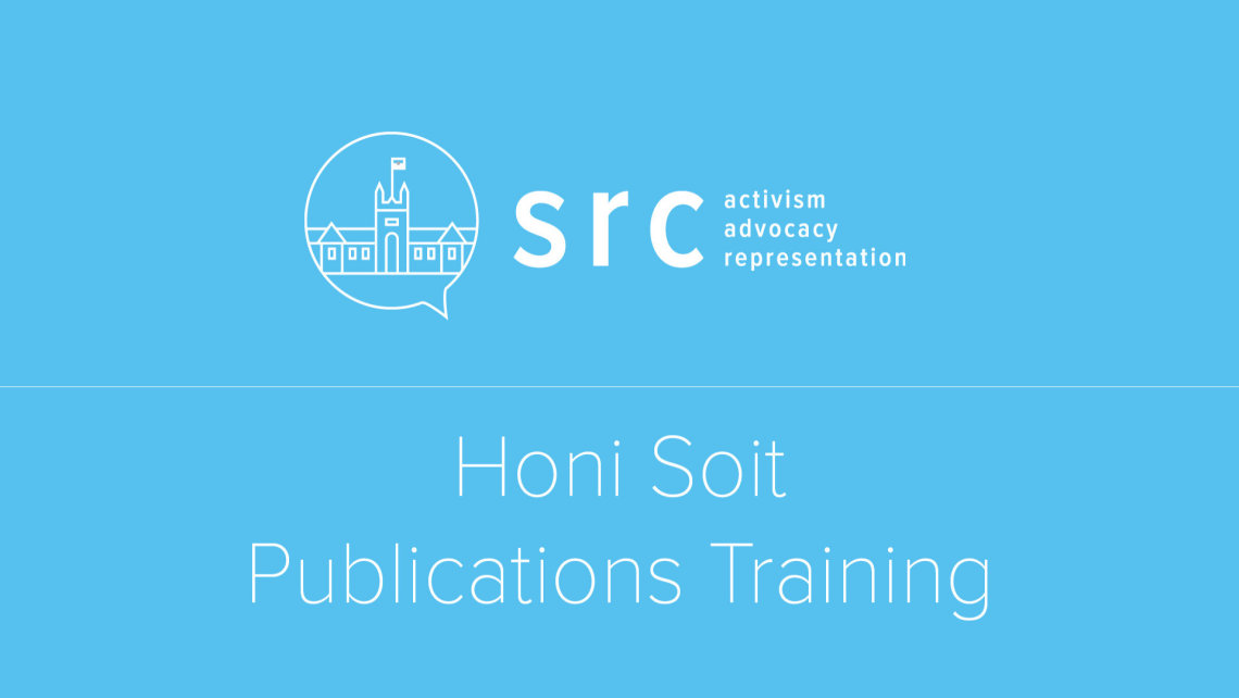 Honi Soit Editor Training