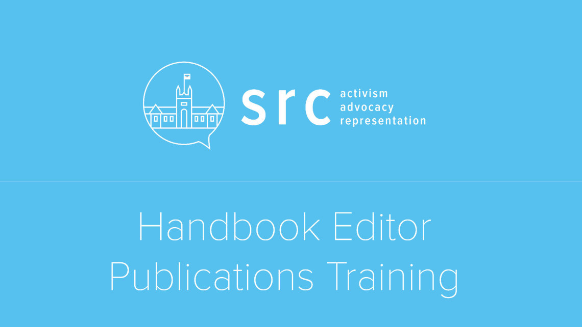 SRC Handbook Editor Training