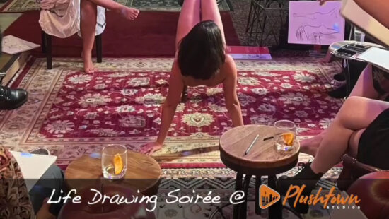 Life drawing soirées @Plushtownevents