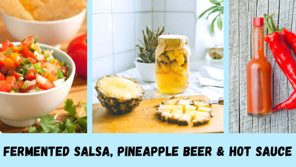 How to Make Fermented Salsa, Hot Sauce & Pineapple Beer 🌶🇲🇽🍍